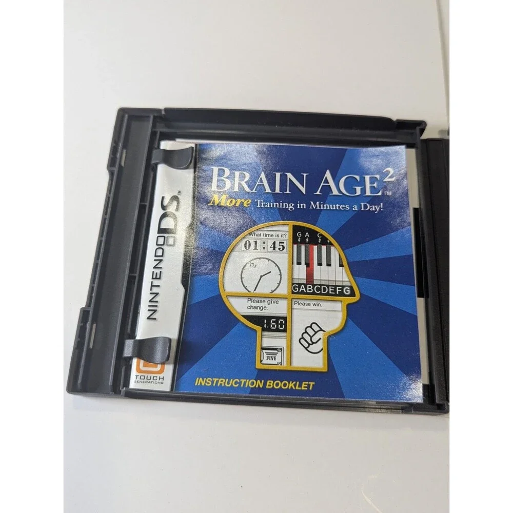 Nintendo DS - Brain Age 2 - Complete in Box w/ Manual